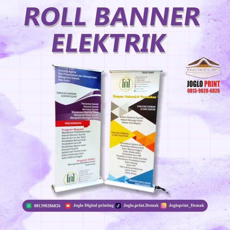 ROLL BANNER ELEKTRIK